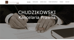 Desktop Screenshot of chudzikowski.pl